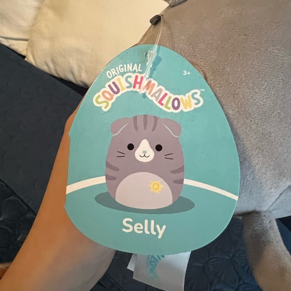 Squishmallows Selly the Scottish Fold Cat 5” Stuffed Plush - Picture 3 of 3